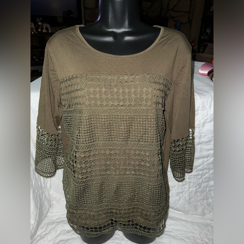 Eliana Crocheted Shirt